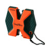 AccuSharp 336C SharpNEasy 2Step Sharpener FineCoarse Ceramic Sharpener Plastic Handle BlackOrange UPC: 015896003363