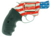 Charter Arms 23872 Undercover The Old Glory Small 38 Special 5 Shot 2 American Flag Stainless Steel Barrel  Cylinder American Flag Aluminum Frame wBlack Finger Grooved Rubber Grip Exposed Hammer UPC: 678958238723