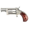 North American Arms SW Sidewinder  22 WMR Caliber with 1.50 Barrel 5rd Capacity Cylinder Overall Stainless Steel Finish  Rosewood Birdshead Grip UPC: 744253002533