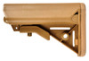 B5 Systems SOP1076 Enhanced SOPMOD Coyote Brown Synthetic for ARPlatform with MilSpec Receiver Extension Tube Not Included UPC: 814927020023