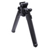 Magpul MAG941BLK Bipod  made of Aluminum with Black Finish 1913 Picatinny Rail Attachment 6.3010.30 Vertical Adjustment  Rubber Feet for ARPlatform UPC: 840815119333