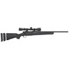Mossberg 28027 Patriot Super Bantam 6.5 Creedmoor Caliber with 51 Capacity 20 Fluted Barrel Blued Metal Finish  Black Synthetic Stock Right Hand Youth Includes 39x40mm Scope UPC: 015813280273