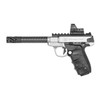 Smith  Wesson 12081 Performance Center Victory Target 22 LR 6 CF MB 101 Stainless Steel Tandemkross Black HiveGrip with Integrated Target Thumb Rest Grip Red Dot UPC: 022188875553
