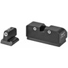 Trijicon 600188 Bright  Tough Night Sights Desert Eagle  Black  Green Tritium White Outline Front Sight Green Tritium White Outline Rear Sight UPC: 719307200173