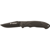 S and W SWA25 Folder 3.25 in Black Blade Rubber Handle UPC: 028634705443