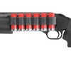 TacStar 1081030 Shotgun Rail Mount  with SideSaddle Black Hardcoat Anodized 7.25 for Mossberg 930 UPC: 751103010303