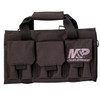 MP Accessories 110028 Pro Tac Handgun Case made of Nylon with Black Finish Internal Pocket Padded Walls  Full Wraparound Carry Straps Holds 1 Handgun 14.50 W x 8 H x 3 D Exterior Dimensions UPC: 661120000273