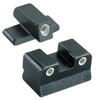 Trijicon 600049 Bright  Tough Night Sights Beretta 9296  Black  Green Tritium White Outline Front Sight Green Tritium White Outline Rear Sight UPC: 719307209763