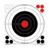 Birchwood Casey 33912 StickABull  SelfAdhesive Paper BlackWhite Bullseye Includes Pasters 5 Pack UPC: 029057339123