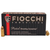 Fiocchi Shooting Dynamics Standard Velocity Centerfire Ammunition, 9mm Luger, Jacketed Hollow Point, 115 Grain - 50 Cartridge Box ( 50 / 1 )