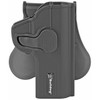Bulldog RRSR9PC Rapid Release  OWB Black Polymer Paddle Fits Ruger SR9 Right Hand UPC: 672352011203