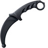 Cold Steel CS92R49 Karambit Rubber Trainer 4 Fixed Plain Black Santoprene BladeBlack Deep Checkered wRing Pommel Santoprene Handle UPC: 705442018353 Cold Steel CS92R49 Karambit Rubber Trainer 4 Fixed Plain Black Santoprene BladeBlack Deep Checkered wRing Pommel Santoprene Handle UPC: 705442018353