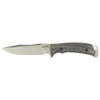 S.O.G SOGUF1001B Pillar  5 Fixed Clip Point Plain Stonewashed S35VN SS Blade Black Canvas Micarta Handle Includes Sheath UPC: 729857006583