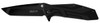 Kershaw 1990 Brawler  3 Folding Tanto Plain Black Oxide 8Cr13MoV SS Blade Black GlassFilled Nylon Handle Includes Pocket Clip UPC: 087171033044