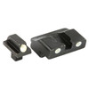 Meprolight USA 107763101 TruDot  Black  Green Tritium Front Sight Green Tritium Rear Sight Set UPC: 840103135694