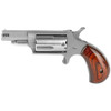 North American Arms NAA22MP MiniRevolver  22 WMR 5 Shot 1.63 Ported Barrel  Overall Stainless Steel Finish Rosewood Birdshead Grip UPC: 744253002144