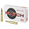 Hornady Match Hyper Velocity Centerfire Ammunition, 308 Winchester, Extremely Low Drag-Match, 168 Grain - 20 Cartridge Box ( 20 / 1 )