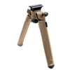 Magpul MAG951FDE Bipod  made of Aluminum with Flat Dark Earth Finish ARMS 17SStyle Attachment 6.8010.30 Vertical Adjustment  Rubber Feet for ARPlatform UPC: 840815119364