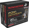 Winchester PDX1 Defender Standard Velocity Centerfire Ammunition, 40 Smith & Wesson, Bonded Jacket Hollow Point, 180 Grain - 20 Cartridge Box ( 20 / 1 )