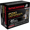 Winchester PDX1 Defender Standard Velocity Centerfire Ammunition, 40 Smith & Wesson, Bonded Jacket Hollow Point, 180 Grain - 20 Cartridge Box ( 20 / 1 )