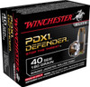 Winchester PDX1 Defender Standard Velocity Centerfire Ammunition, 40 Smith & Wesson, Bonded Jacket Hollow Point, 180 Grain - 20 Cartridge Box ( 20 / 1 )