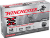 Winchester Super-X 12 Gauge Slug Ammunition, 2 3/4 Inch, 1600 FPS, 1 Ounce, Rifled Slug Hollow Point - 5 Cartridge Box ( 5 / 1 )