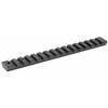 Warne 76T3M Tikka T3 Mountain Tech Tactical Rail Black Anodized Short Action 0 MOA UPC: 656813105724