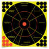 Birchwood Casey 34075 ShootNC Reactive Target Bullseye Adhesive Paper Target 12 50 Per Pkg UPC: 029057340754