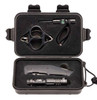 Browning 3220288 Outdoorsman Survival Kit 3.50 Folding Drop Point Plain Black Stonewashed 8Cr13MoV SS BladeBlack G10 Handle Includes Storage CaseFlashlightWire SawFire FlintCompassWhistle UPC: 023614490814