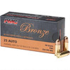 PMC BRNZ 25ACP 50GR FMJ 50/1000 UPC: 741569070027
