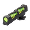 HiViz GL2014 LiteWave Front Sight Green Fiber Optic Front Black Frame Front Sight Post Mount UPC: 613485588897