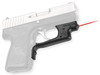Crimson Trace LG437 Laserguard  5mW Red Laser with 633nM Wavelength  50 ft Range Black Finish for 9mm Luger  40 SW Kahr CW PW UPC: 610242000647