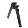 Magpul MAG951BLK Bipod  made of Aluminum with Black Finish ARMS 17SStyle Attachment  6.8010.30 Vertical Adjustment  Rubber Feet for ARPlatform UPC: 840815119357