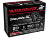 Winchester Double X 20 Gauge Shotshell Ammunition, 3 Inch, 1200 FPS, 1 3/8 Ounce, #5 Shot - 10 Cartridge Box ( 10 / 1 )