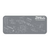 Wheeler 156824 AR15 Maintenance Mat Delta Neoprene Top wRubber Back Gray wWhite Logo  Picture 47 L x 20 W UPC: 661120568247