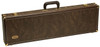 Browning 142840 Traditional OverUnder Shotgun Case made of Wood with Vinyl Covering  Trim Brown Finish Brass Accents Fleece Lining  Latches 31.75 x 9.37 x 4 Exterior Dimensions UPC: 023614030997