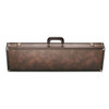 Browning 142840 Traditional OverUnder Shotgun Case made of Wood with Vinyl Covering  Trim Brown Finish Brass Accents Fleece Lining  Latches 31.75 x 9.37 x 4 Exterior Dimensions UPC: 023614030997