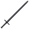 Cold Steel CS92BKHNH Hand  A Half Training Sword 34 Fixed Plain Black Polypropylene UPC: 705442007777