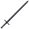 Cold Steel CS92BKHNH Hand  A Half Training Sword 34 Fixed Plain Black Polypropylene UPC: 705442007777