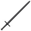 Cold Steel CS92BKHNH Hand  A Half Training Sword 34 Fixed Plain Black Polypropylene UPC: 705442007777