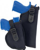 Allen 44803 Cortez  Size 03 OWB Style Black Polyester Adjustable Strap  Belt Loop Mount Type fits 56.5 Barrel MediumLarge DA Revolver Right Hand UPC: 026509448037