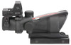 Trijicon 100550 ACOG Combo Matte Black 4x32mm Illuminated Red Crosshair .223 BDC Reticle UPC: 719307311787