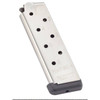 CMC Products 12131 Power Mag Plus  Stainless Steel with Black Base Pad Detachable 8rd 45 ACP for 1911 Government UPC: 705263121317