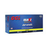 CCI Maxi-Mag Hyper Velocity Rimfire Ammunition, 22 WMR, Jacketed Hollow Point, 40 Grain - 200 Cartridge Box ( 200 / 1 )