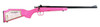 Crickett KSA2220 Youth  22 LR 1rd 16.12 Blued Barrel  Receiver Fixed FrontAdjustable Rear Peep Sights Pink Synthetic Stock w11.5 LOP Rebounding Firing Pin Safety UPC: 611613022206