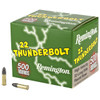 Remington Thunderbolt High Velocity Rimfire Ammunition, 22 LR, Lead Round Nose, 40 Grain - 500 Cartridge Box ( 500 / 1 )