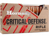Hornady Critical Defense Rifle Hyper Velocity Centerfire Ammunition, 308 Winchester, Flex Tip eXpanding, 155 Grain - 20 Cartridge Box ( 20 / 1 )