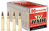 Hornady XTP Hyper Velocity Rimfire Ammunition, 17 HMR, Jacketed Hollow Point, 20 Grain - 50 Cartridge Box ( 50 / 1 )