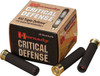 Hornady Critical Defense 410 Bore Shotshell Ammunition, 2 1/2 in, 750 fps, 2/3 oz, Slug - 20 Cartridge Box ( 20 / 1 )