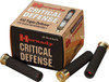 Hornady Critical Defense 410 Bore Shotshell Ammunition, 2 1/2 in, 750 fps, 2/3 oz, Slug - 20 Cartridge Box ( 20 / 1 )